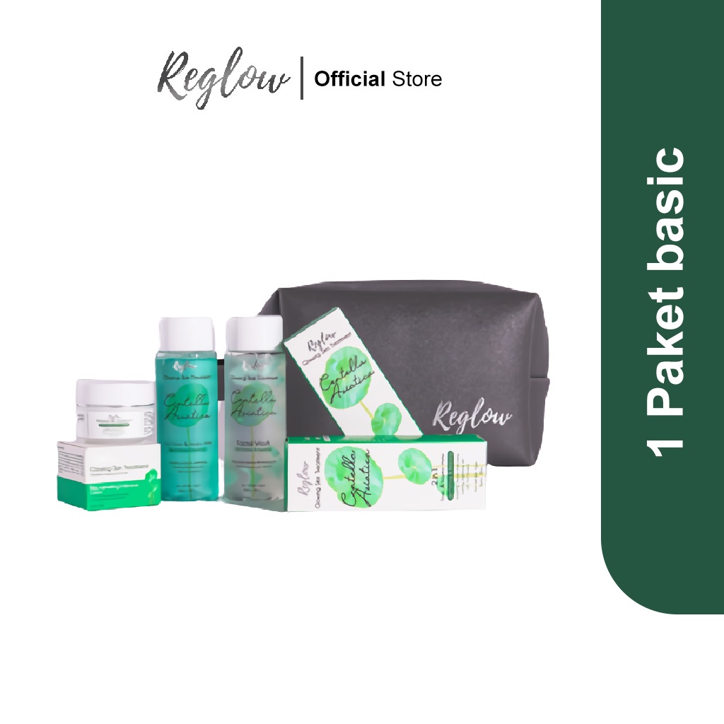PAKET FLEK HITAM Reglow Skincare Original dr Shindy Putri Glow Skin Treatment Perawatan Wajah Glowin