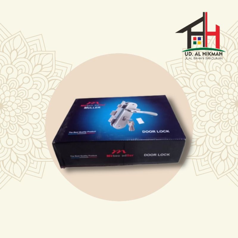 Kunci Pintu Tanggung Muller / Handle Kamar / Slot Pintu Tanggung Muller