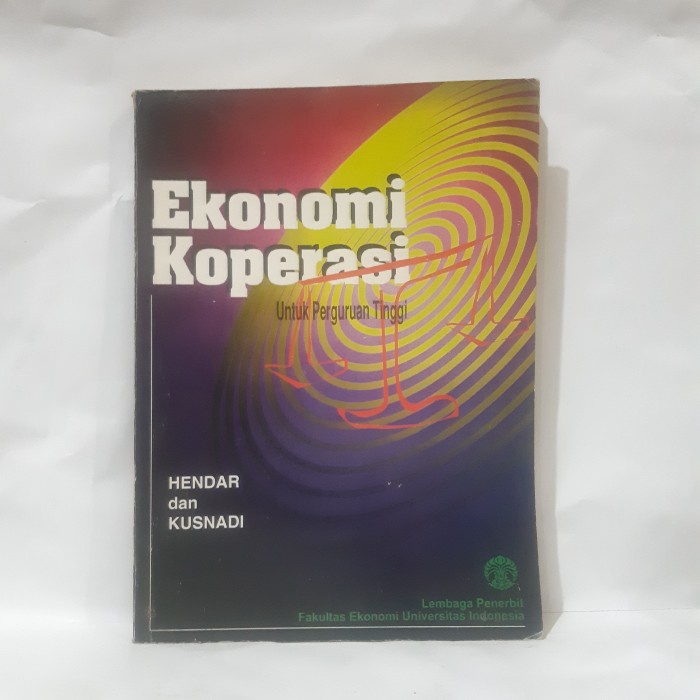 EKONOMI KOPERASI BY HENDAR DAN KUSNADI #OXL