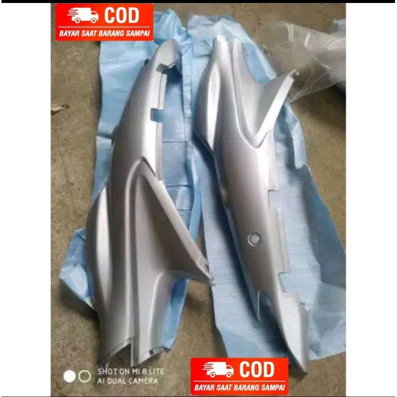 Cover body belakang kanan kiri Smash 110 lama old all warna silver biru hitam merah