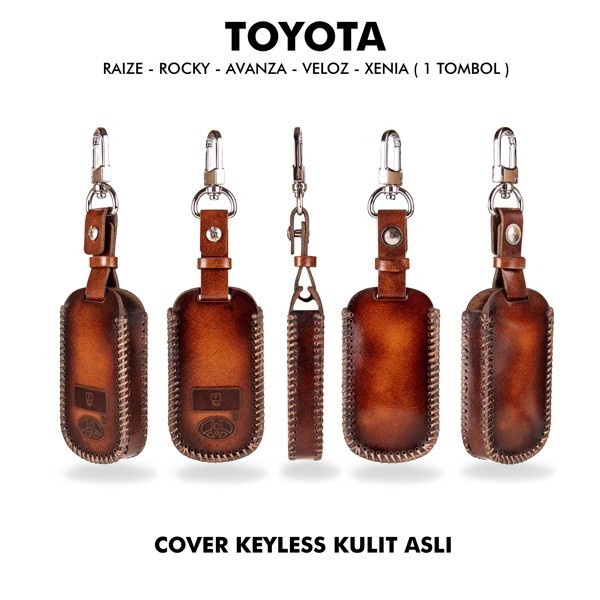 Cover Keyless Leather Untuk Type Mobil Avanza 2022