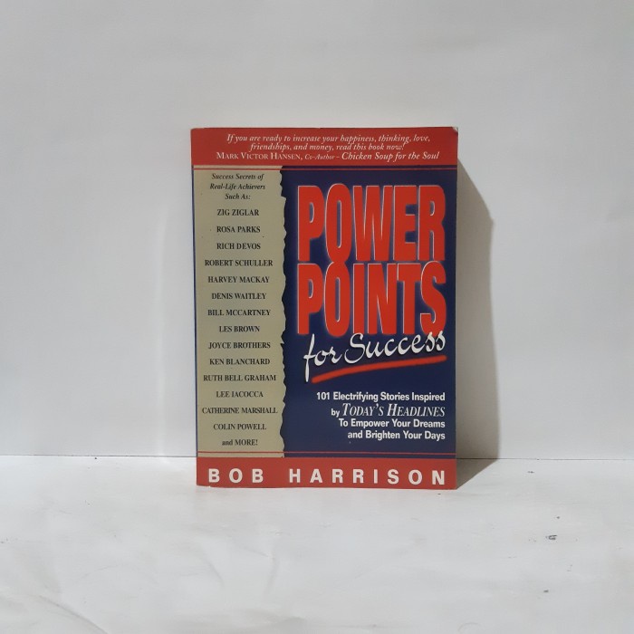 POWER POINTS FOR SUCCESS BY BOB HARRISON #OXL
