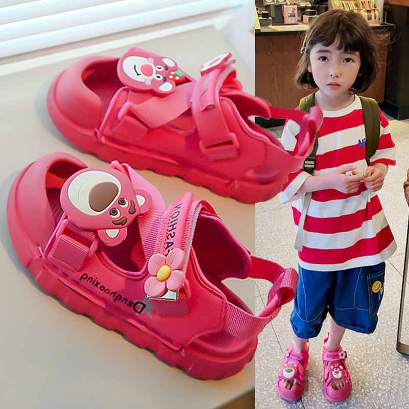 Kiddos - Sepatu Sandal Anak Cewek Usia 1 2 3 4 5 6 Tahun Casual Branded Sendal Karet Anak Laki2 Pere