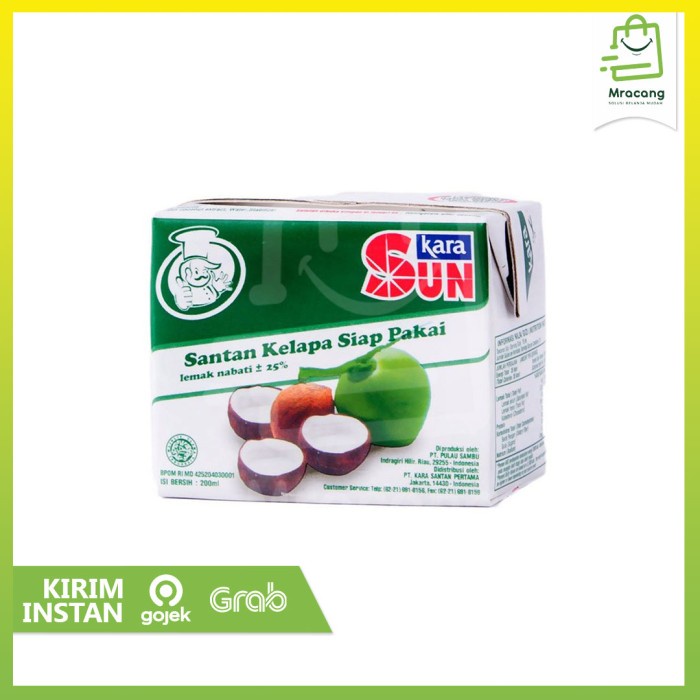 

Sunkara 200ml / Santan kelapa / Mracang Market