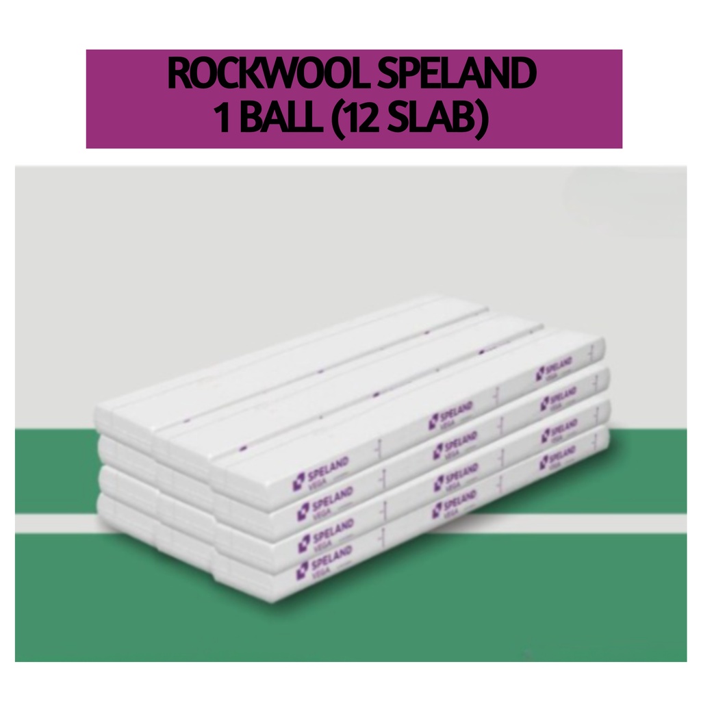 Rockwool SPELAND VEGA 1 Ball 12 Slab Media Tanam Hidroponik Cultilene