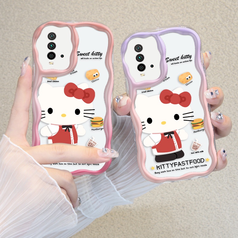 POPCASE For Redmi Case For Redmi 9T 9 Power Kesing hp Cute Kitty Bening Soft Casing kesederhanaan Al