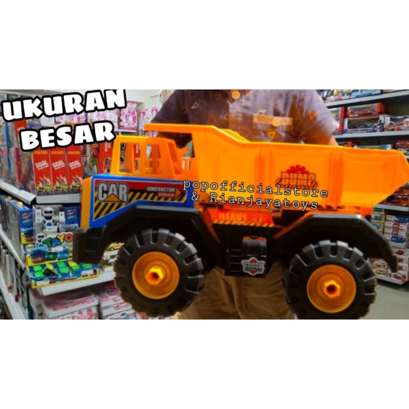 ( BISA COD ) MAINAN TRUK BESAR MAINAN ANAK LAKI LAKI BISA DI NAIKI MURAH