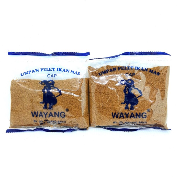 GROSIR Umpan Pelet Ikan Mas CAP WAYANG ISI 10 PCS