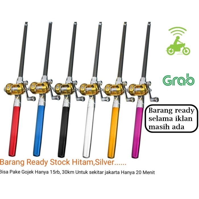 Pen Fishing/ Pancingan mini/ Kail/ Outdoor/ Pancing/ Camping/ Joran