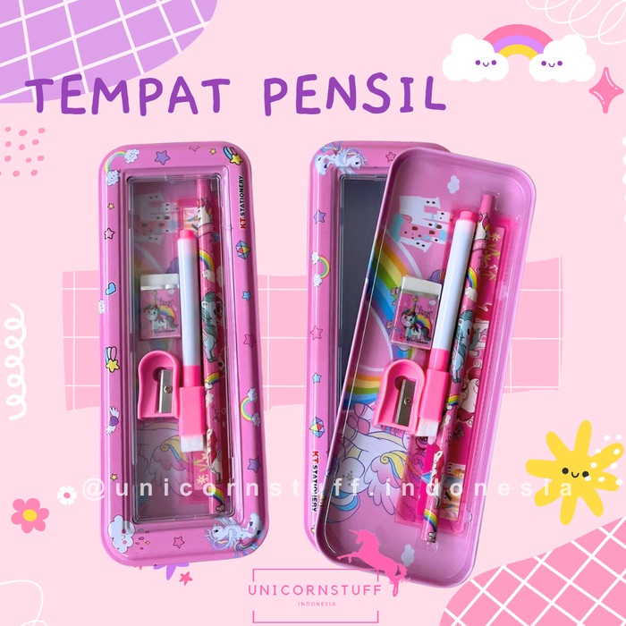

Set Tempat Pensil Alat Tulis Stationary Cewek Perempuan Kado Paket