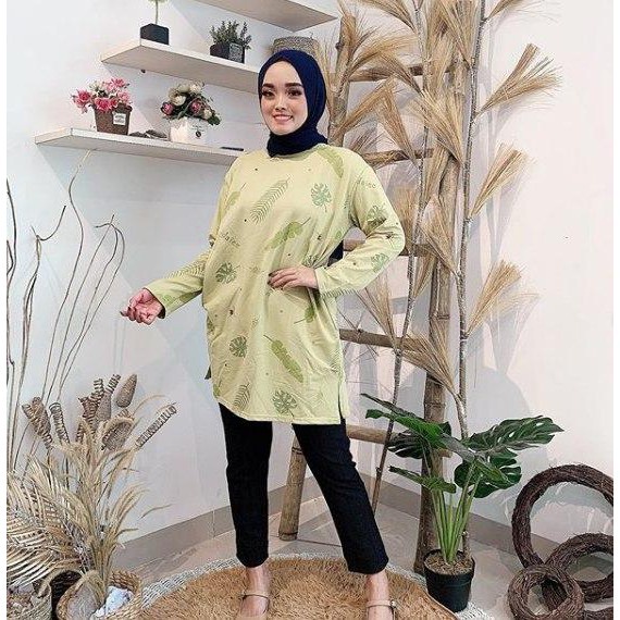 ORCHID TUNIK / BAJU TUNIK WANITA MOTIF KEKINIAN / TUNIC KEKINIAN ATASAN WANITA