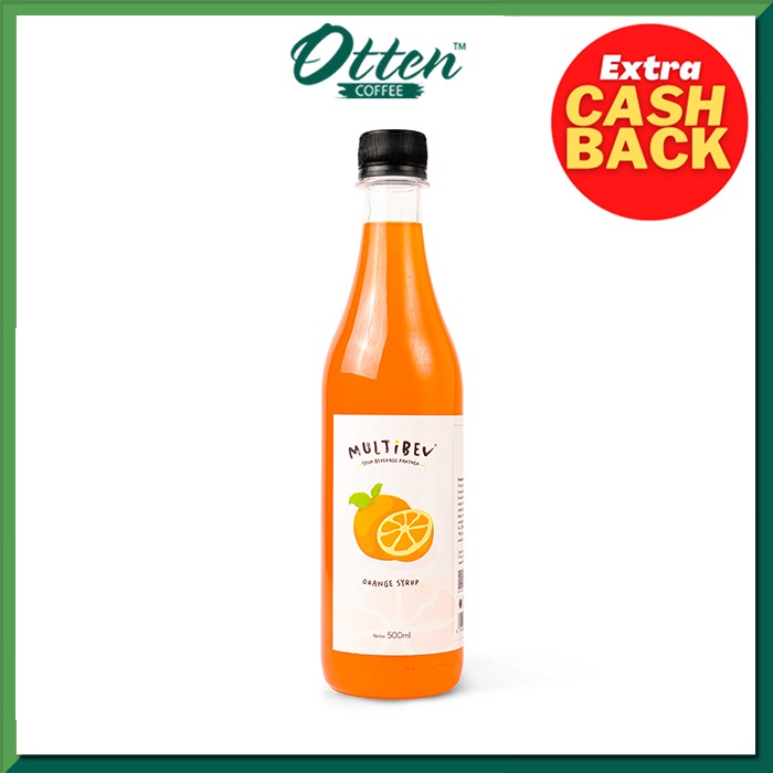 

MultiBev - Syrup Orange Bottle 500ml - Sirup Minuman