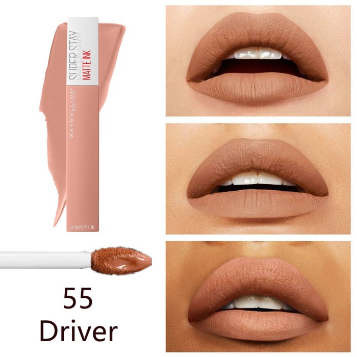 New Maybelline Lip Cream Super Stay Matte Ink Unnude Driver 55, 5ml - 05 Loyalist