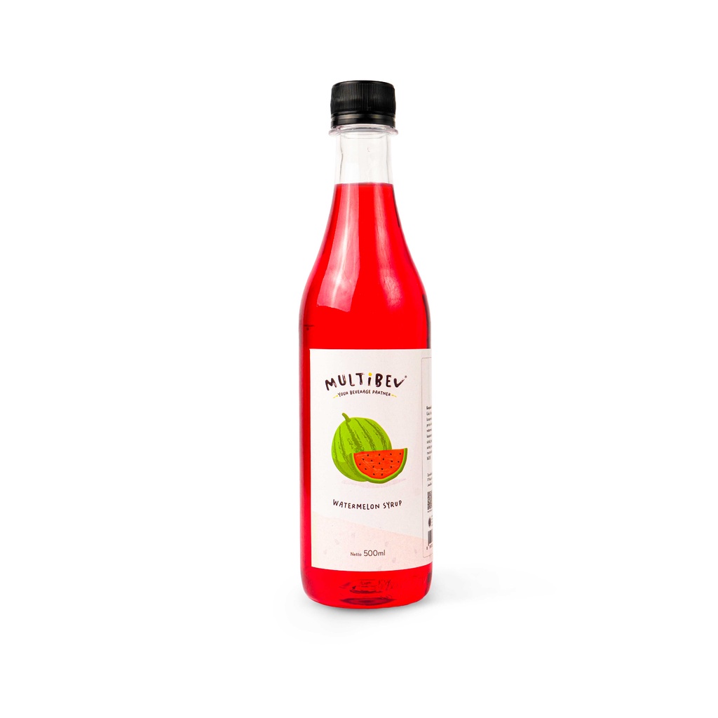 

Multibev Sirup Rasa Watermelon, Sirup Halal Minuman Kekinian ala Kafe