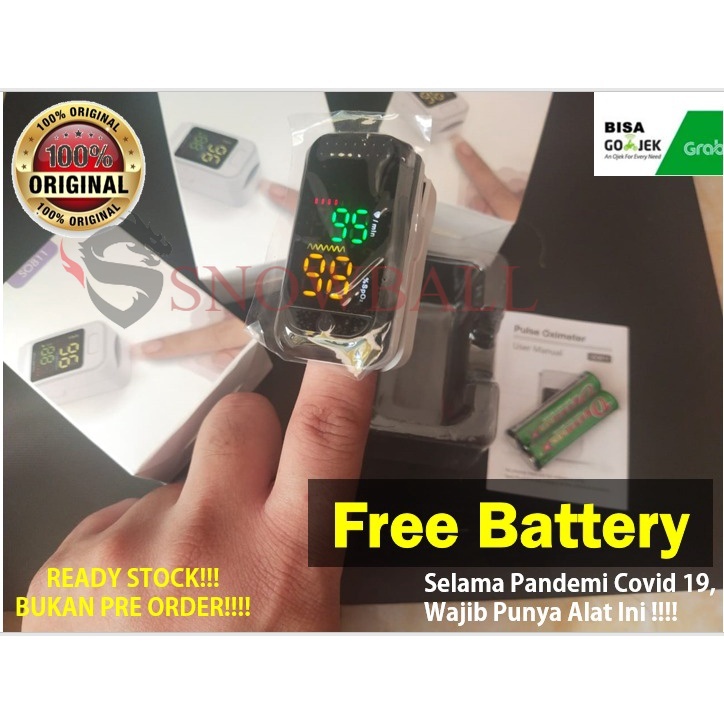 fingertip pulse oximeter oksimeter spo2 oksigen  oksimeter black oxymeter black HITAM PUTIH PREMIUM 