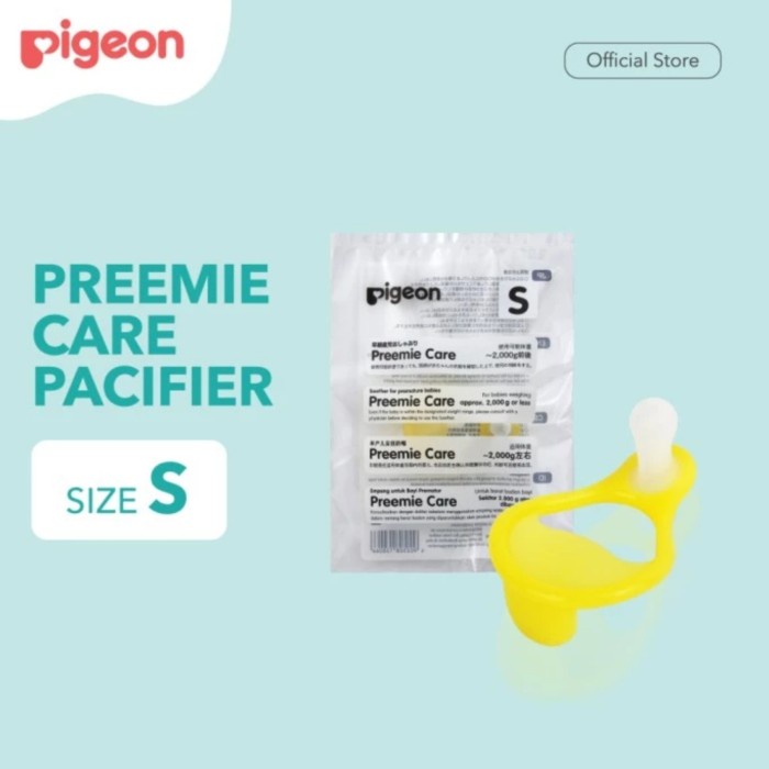 New Pigeon Glass Bottle Botol Susu untuk bayi Prematur / Dot bayi prematur - Empeng size S