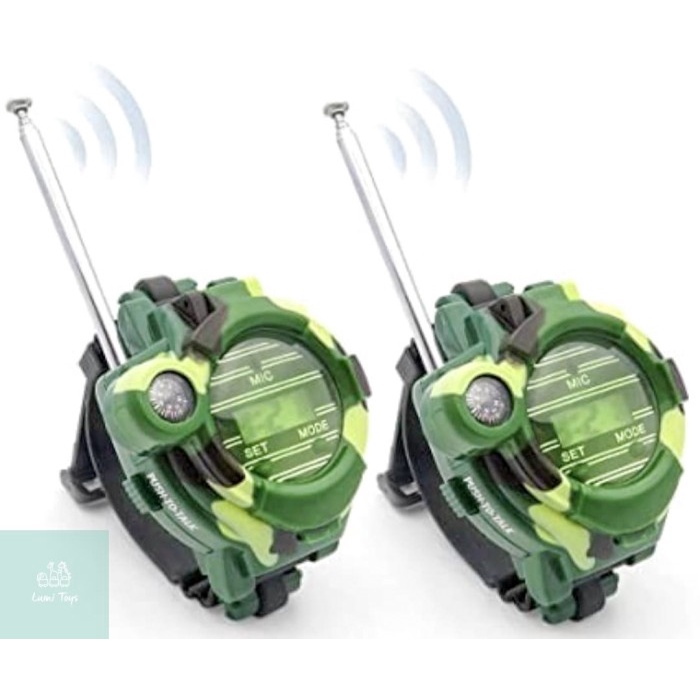 Mainan Anak Jam Tangan Walkie Talkie Army Tentara 7732