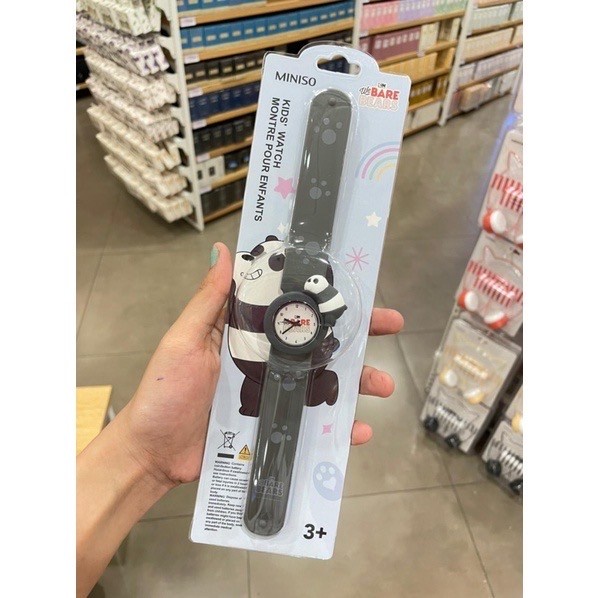 Jam Tangan Anak Lucu - Unisex Watch By MINISO JAPAN - Ice Bear