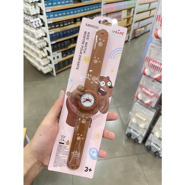 Jam Tangan Anak Lucu - Unisex Watch By MINISO JAPAN - Ice Bear