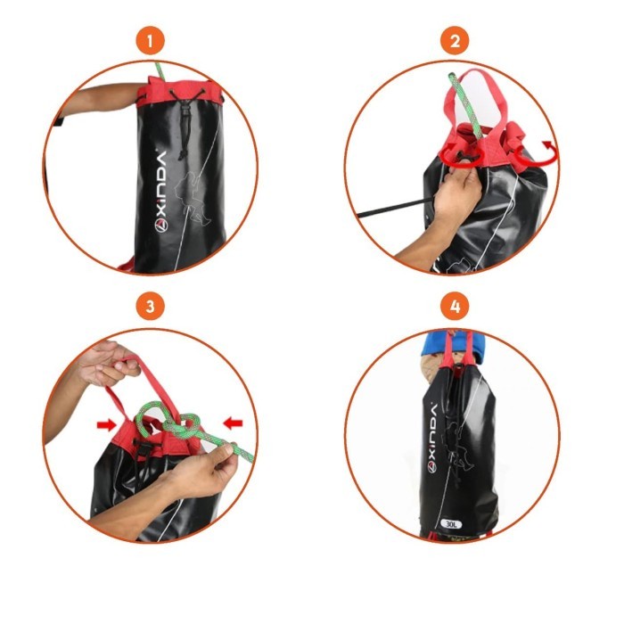 Tas Tali Karmantel ROPE BAG XINDA 30L OUTDOOR ROCK CLIMBING