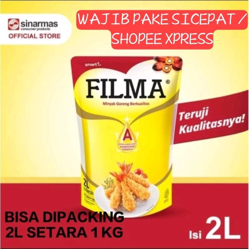 

Minyak goreng Filma 2 Liter Pouch Original Premium berkualitas
