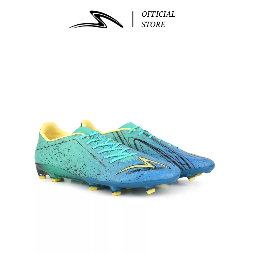 Sepatu Sepak Bola - Specs - Accelerator Lightspeed 4 Elite Fg-Aqua Greeen Methyl Blue Custard SPE102