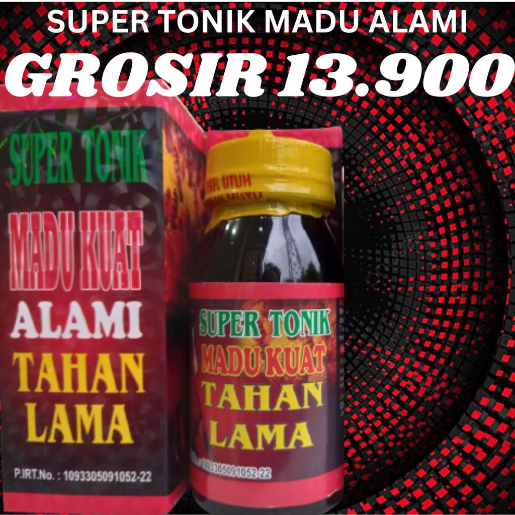 

MADU ALAMI SUPER TONIK MADU KUAT ALAMI DAN TAHAN LAMA