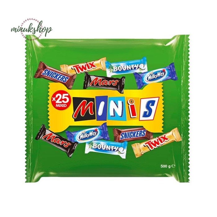 

Mars Assorted Mixed Minis Coklat Import 400 Gram - 500 gram