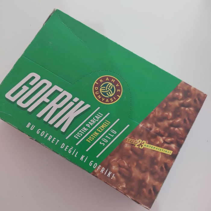 

Kahve Dunyasi Gofrik Chocolate Wafer Pistachio - Kemasan Box 24 pcs