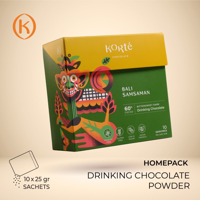 

Kort3 Bali Samsaman Drinking Chocolate Powder - Homepack 250g