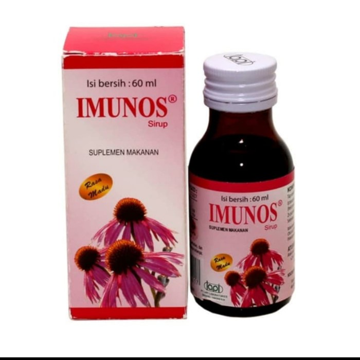 Imunos Sirup 60ml /Vitamin Daya Tahan Tubuh