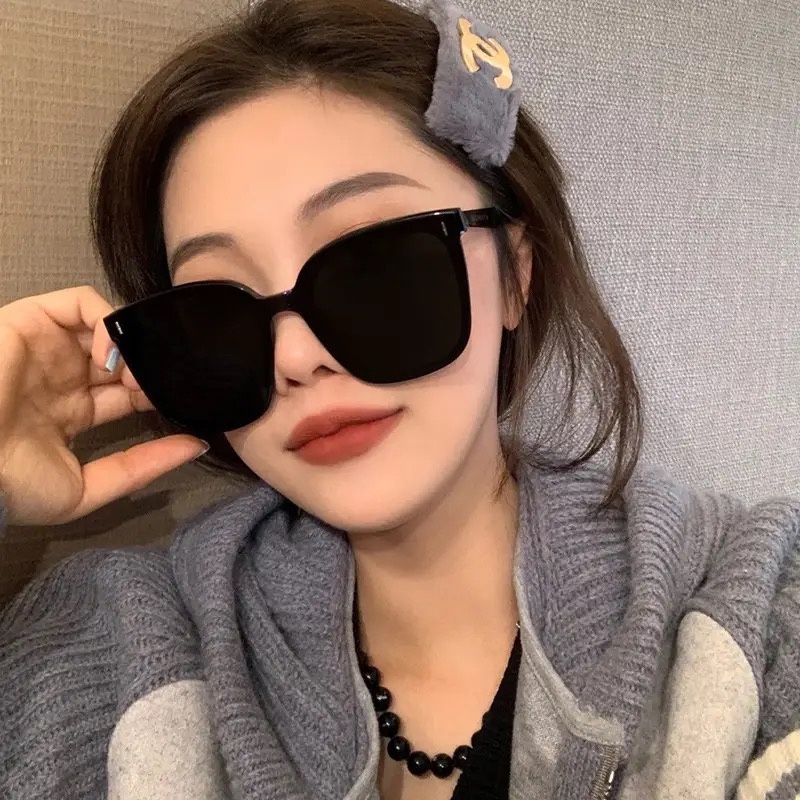 QS - KACAMATA HITAM SUNGLASSES FASHION KOREA UNISEX ANTI SILAU