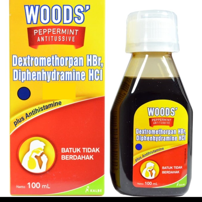 Woods Antitussive 100ml/Obat Batuk Kering