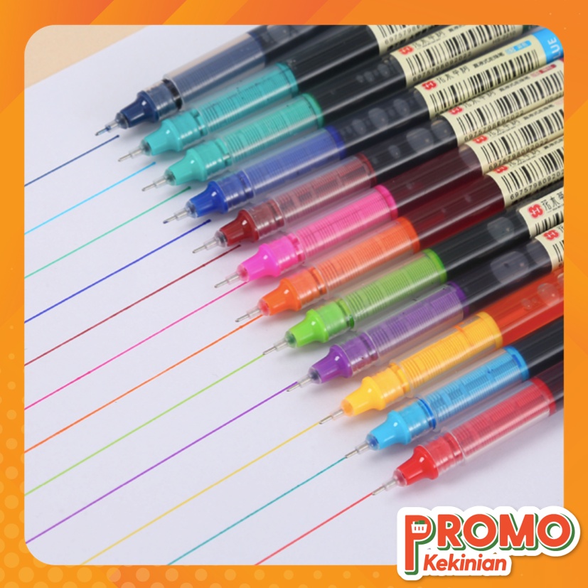 

Promo Kekinian - S5944 12 in 1 Pena Cair Warna Warni / Alat Tulis Kantor Sekolah / Pena Gel 0.5 mm / Pulpen Gel Tinta Cair Lurus Untuk Sekolah
