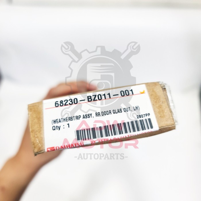 Best Karet List Pelipit Kaca Pintu Luar Belakang Kiri Avanza Xenia Lama TYR436