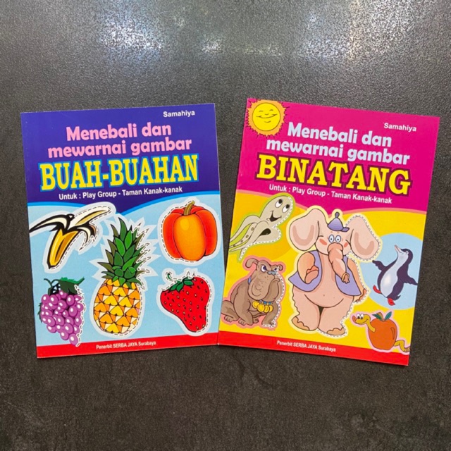 

Buku Anak PAUD TK Menebali amp Mewarnai Gambar BM
