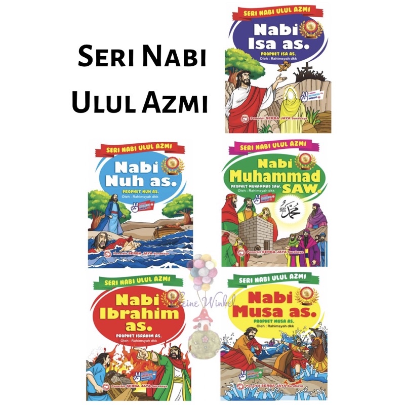 

Buku Anak Nabi Ulul Azmi Bilingual Cerita Islam