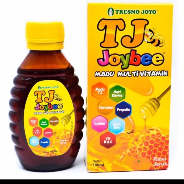 

Madu TJ Joybee Rasa Jeruk 100ml/Madu Multivitamin