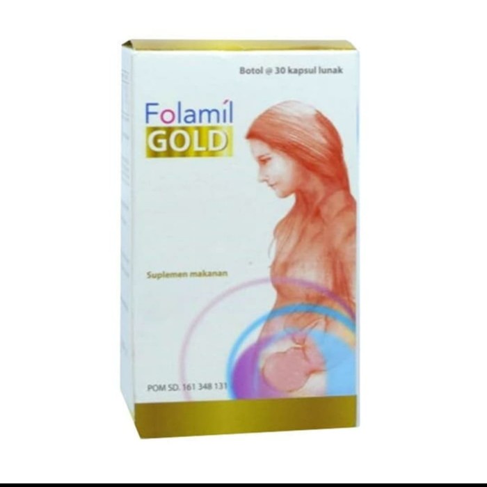 Folamil Genio Gold isi 30 /Vitamin Ibu Hamil
