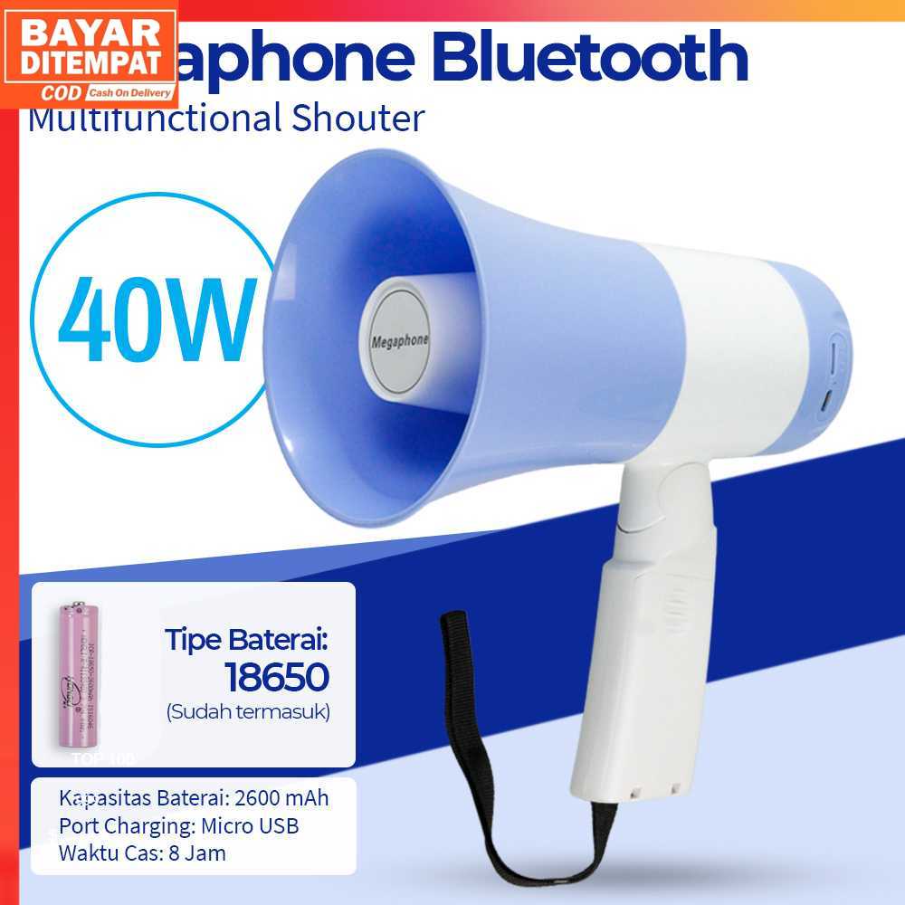 ( 100% ORI ) PressON Toa Megaphone Bluetooth Multifunctional Shouter 40 W - 619FB