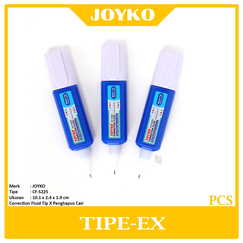 

JOYKO - Correction Fluid CF-S225 Tip-ex Cair - Pcs