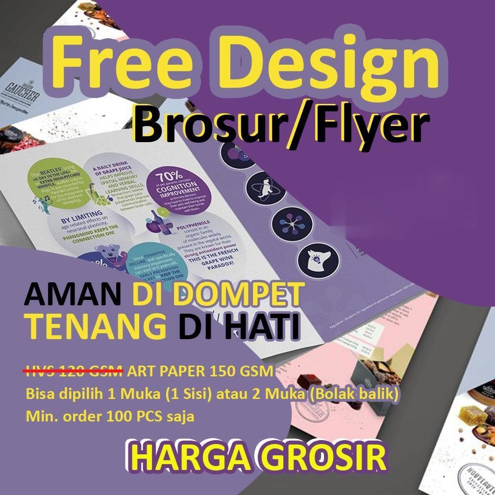 

BROSUR / FLYER, BAHAN ART PAPER 150 GSM, UKURAN A4, A5, A6, dan A7