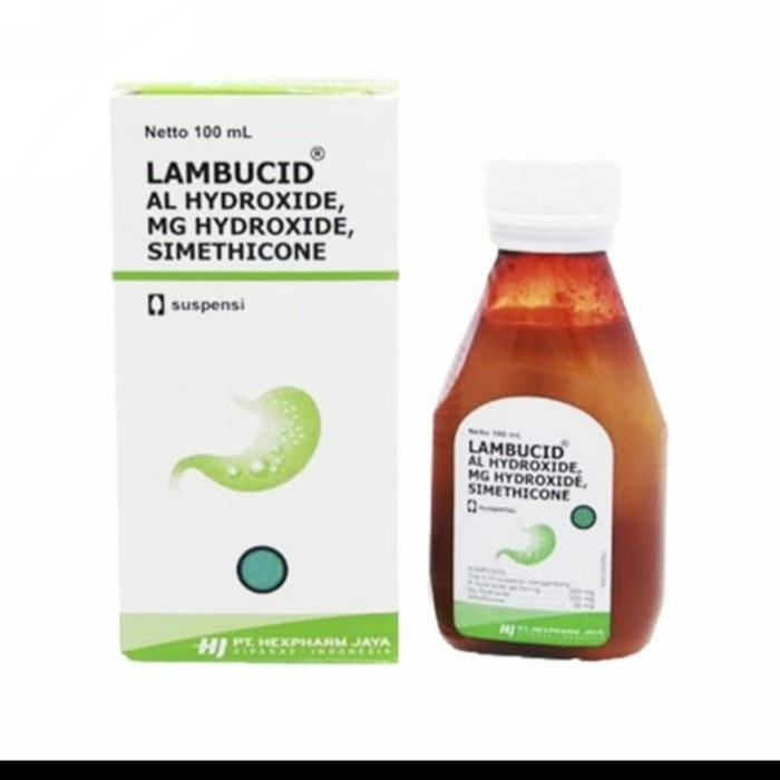 Lambucid Suspensi 100ml /Obat Maag