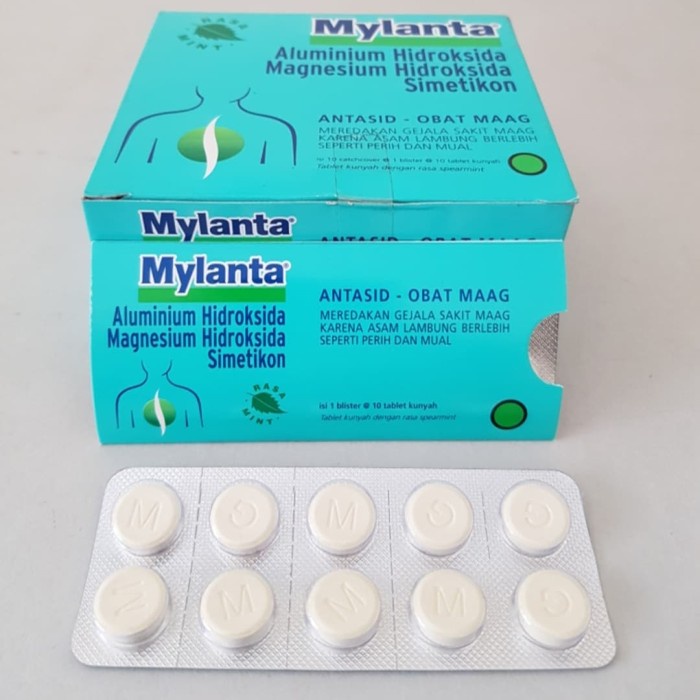 Mylanta Tablet Kunyah/Obat Maag
