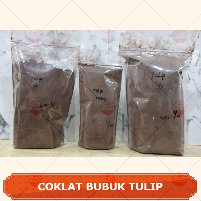 

Termurah [ Best Seller ] COKLAT BUBUK TULIP BORDEAUX PURE COCOA POWDER 250GR REPACK