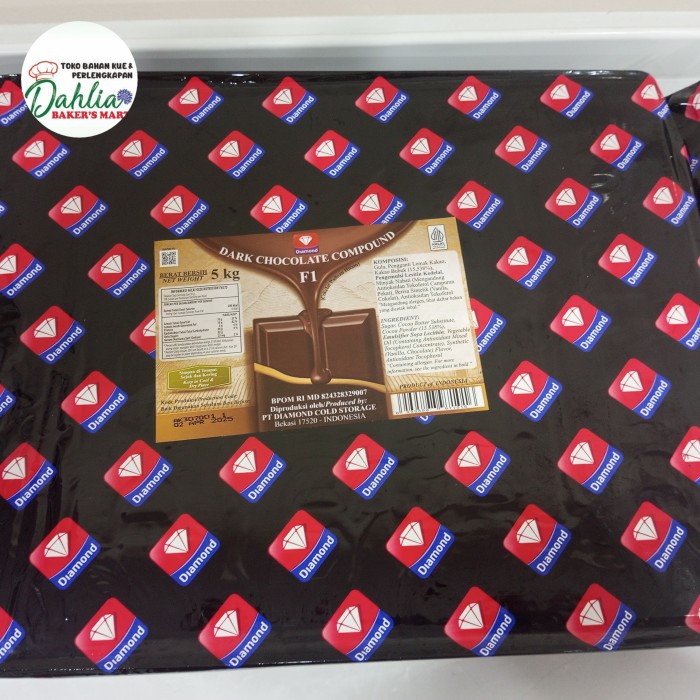 

Termurah [ Best Seller ] Diamond Dark Chocolate Compound Coklat Batang Repack 1 KG