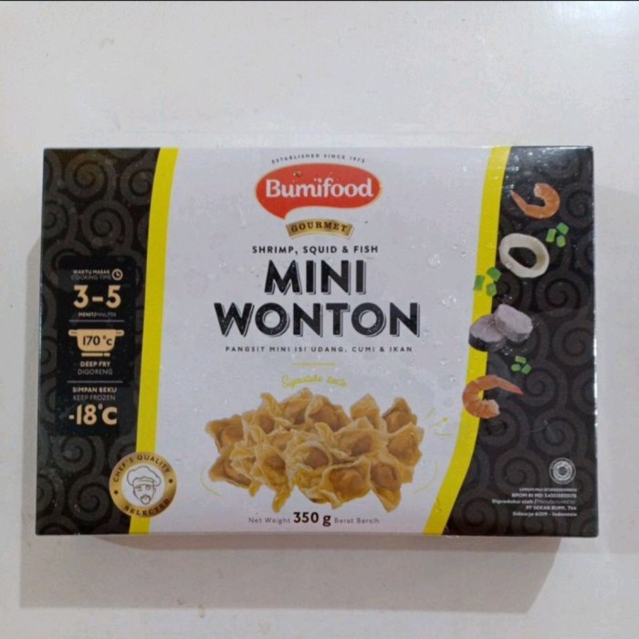 

Termurah [ Best Seller ] BUMIFOOD mini wonton 350gr