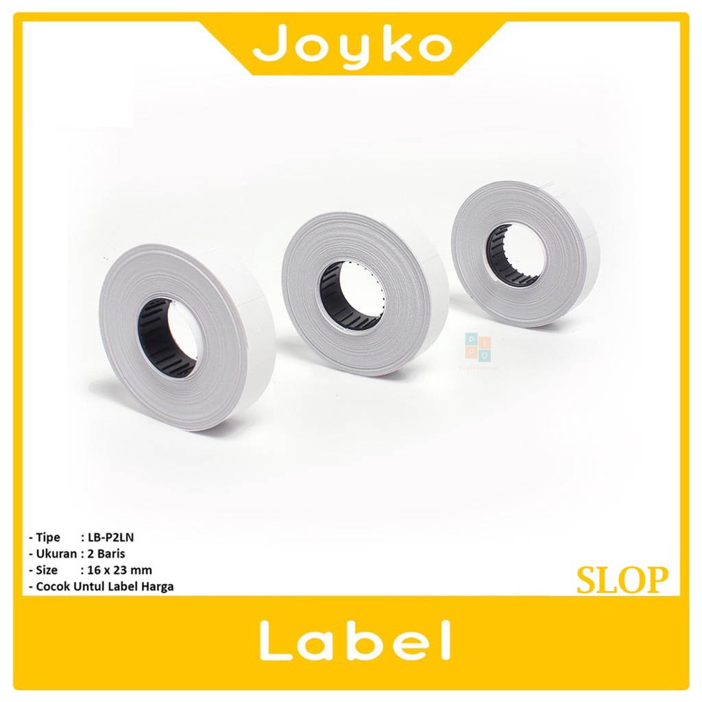 

JOYKO - Label Harga 2 Baris LB-P2LN Merah - Slop