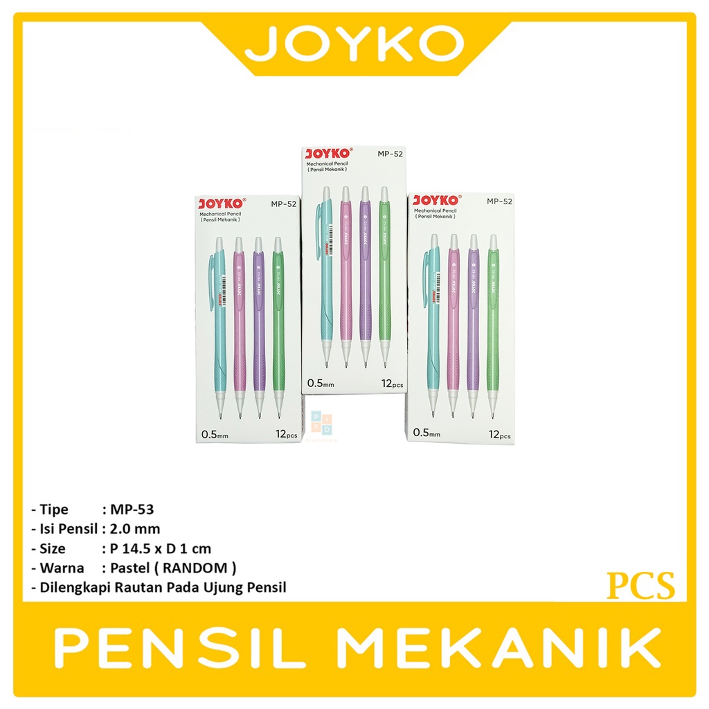 

JOYKO - Mechanical MP-53 Cover Warna Pastel - Pcs