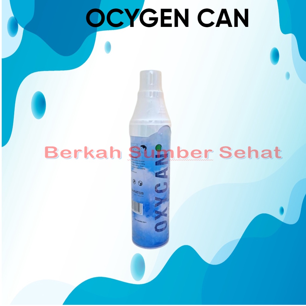 Oxycan Can Biru Botol 600cc / OxyCan Pure Oxygen